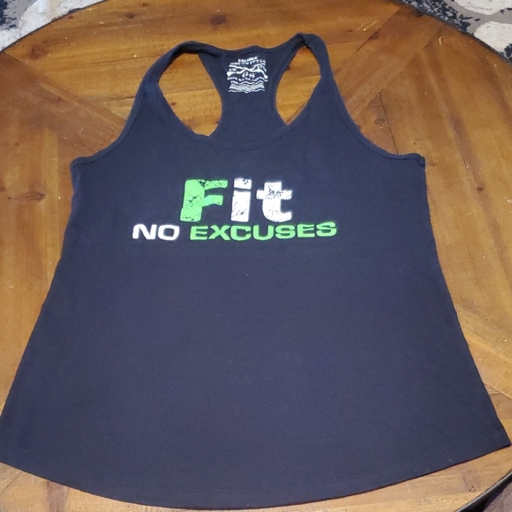 Grunt Style Women's Tank Top - Black with Green Text
